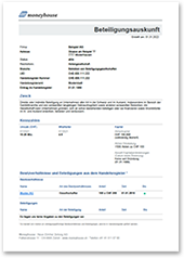 Beteiligungsauskunft Erfahren Sie, an welchen Firmen die Aktiengesellschaft beteiligt ist.